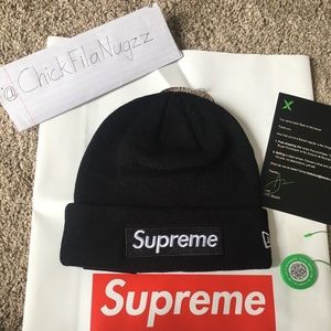 Supreme New Era Box Logo Beanie